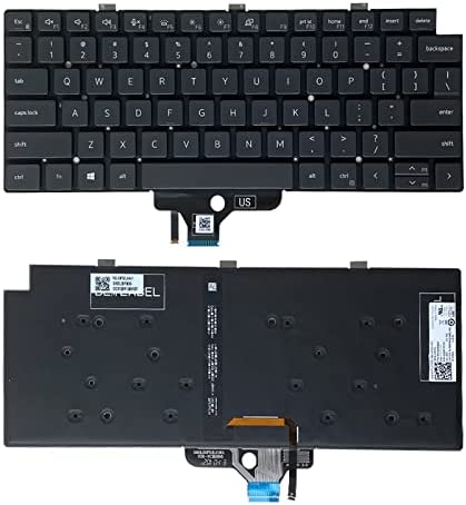 DELL LATITUDE 5320 5330 7320 7330 US REPLACE KEYBOARD BLACK/BACKLIT 018YPJ - Click Image to Close