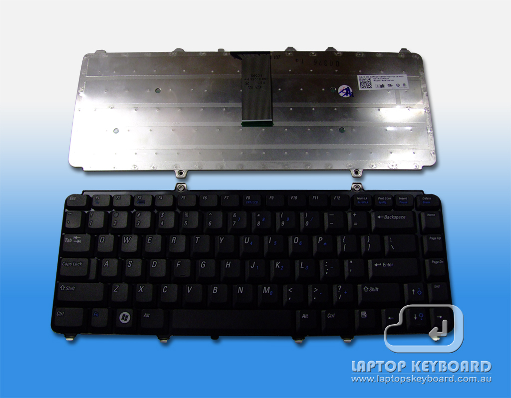 DELL VOSTRO 1540, 1545 INSPIRON 1520 US BLACK KEYBOARD 0JM629 - Click Image to Close