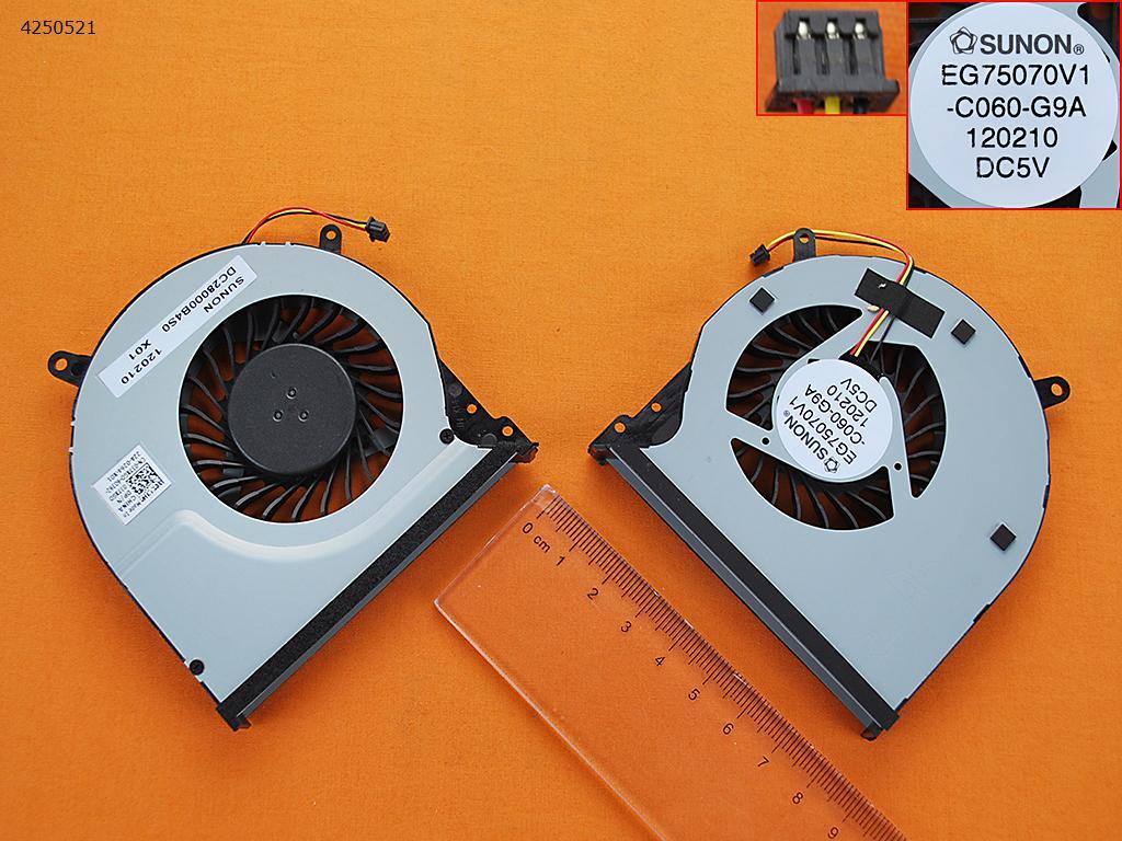 DELL XPS L521X COOLING FAN 037XGD - Click Image to Close