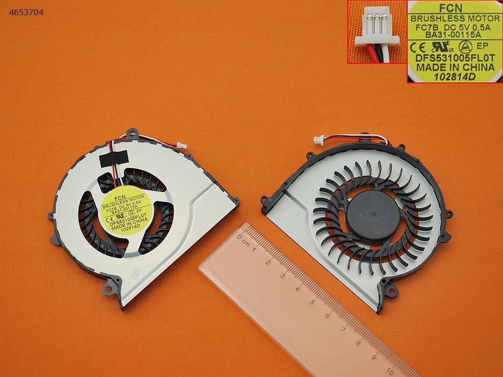 SAMSUNG 370R4E 370R5E 450R4V 450R5V COOLING FAN BA31-00115A - Click Image to Close