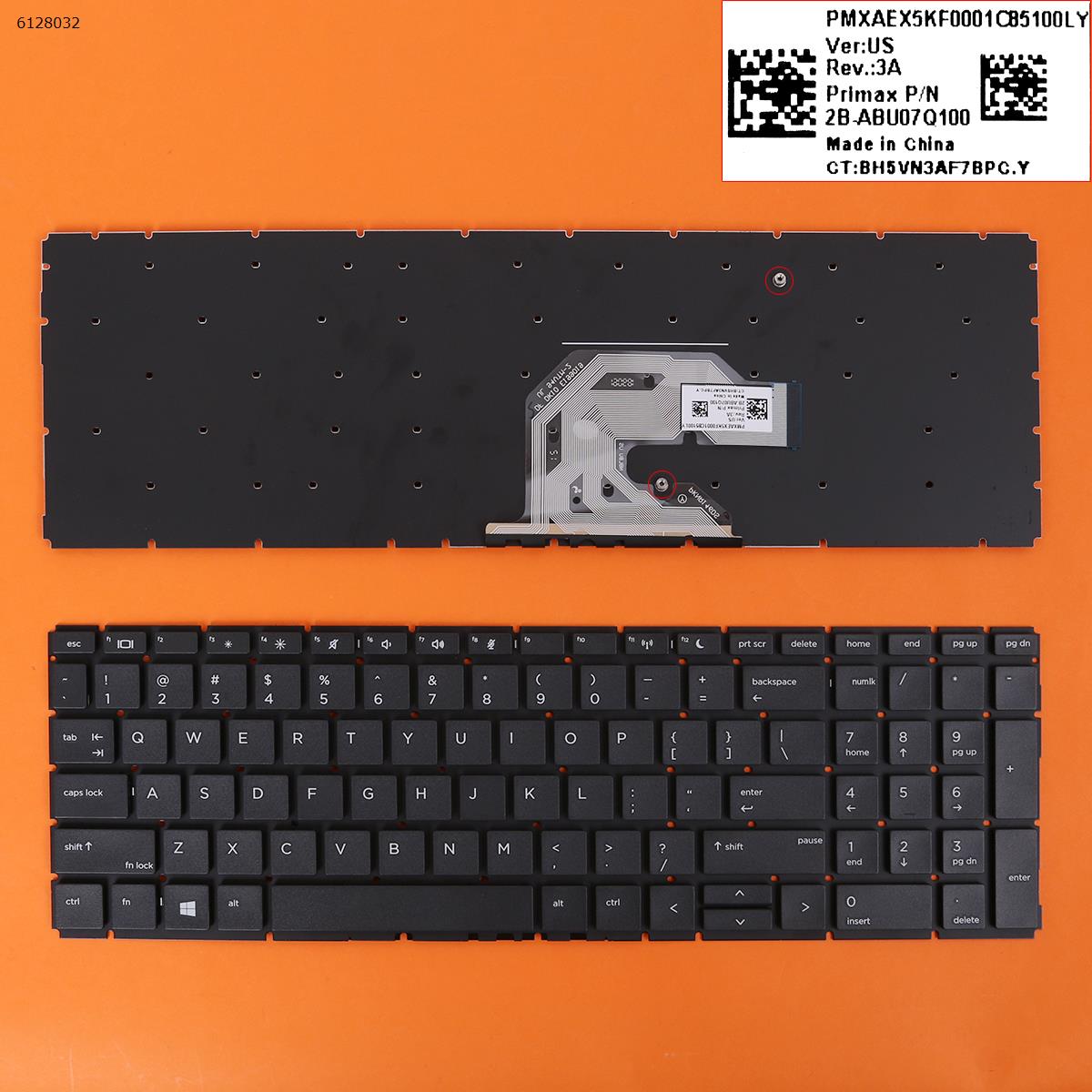 HP PROBOOK 450 G6/G7, 455 G6/G7, 455R G6 US KEYBOARD L45091-001_K - Click Image to Close