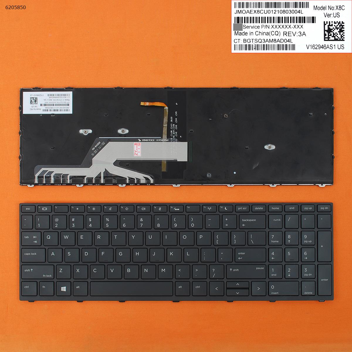 HP PROBOOK 650 G4/G5 US KEYBOARD BACKLI L09593-001 - Click Image to Close