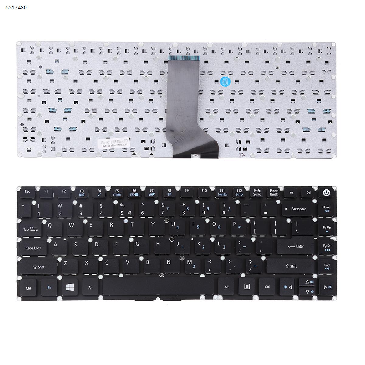 ACER ASPIRE E5-475 TRAVELMATE X349, P249 KEYBOARD ONLY NKI.141S.04S - Click Image to Close