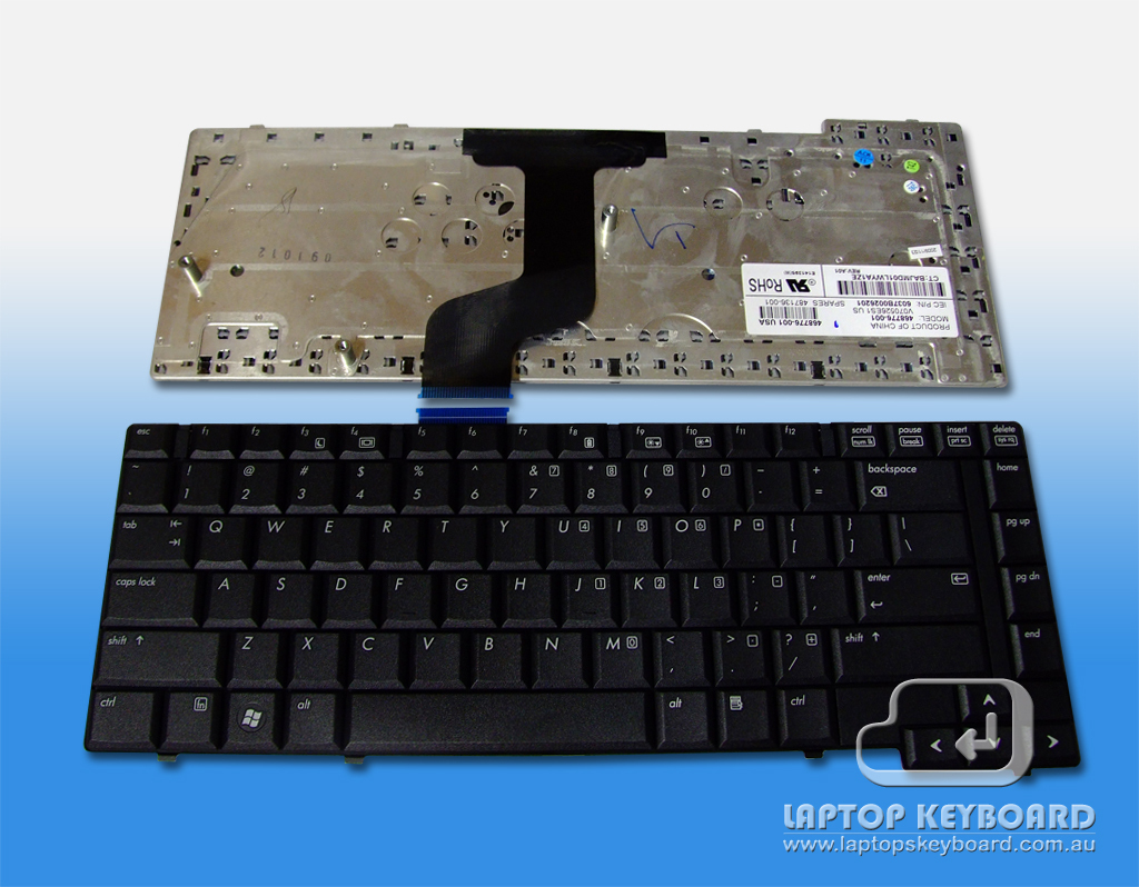 HP BUSINESS NOTEBOOK 6730B 6735B US KEYBOARD 468776-001 - Click Image to Close