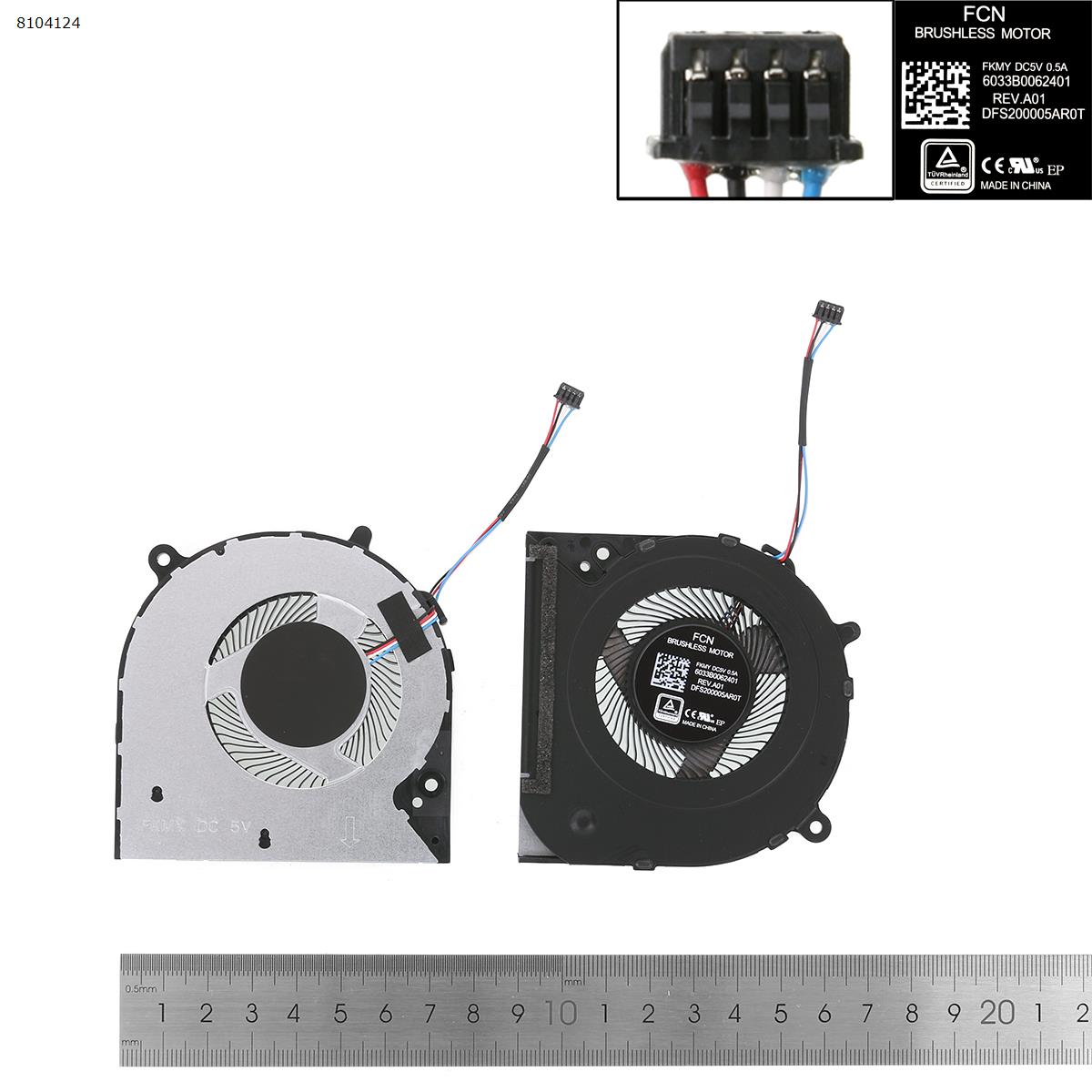 HP PAVILION 14-CK0000, 14-CM0000, 240 G7 CPU COOLING FAN L23189-001 - Click Image to Close