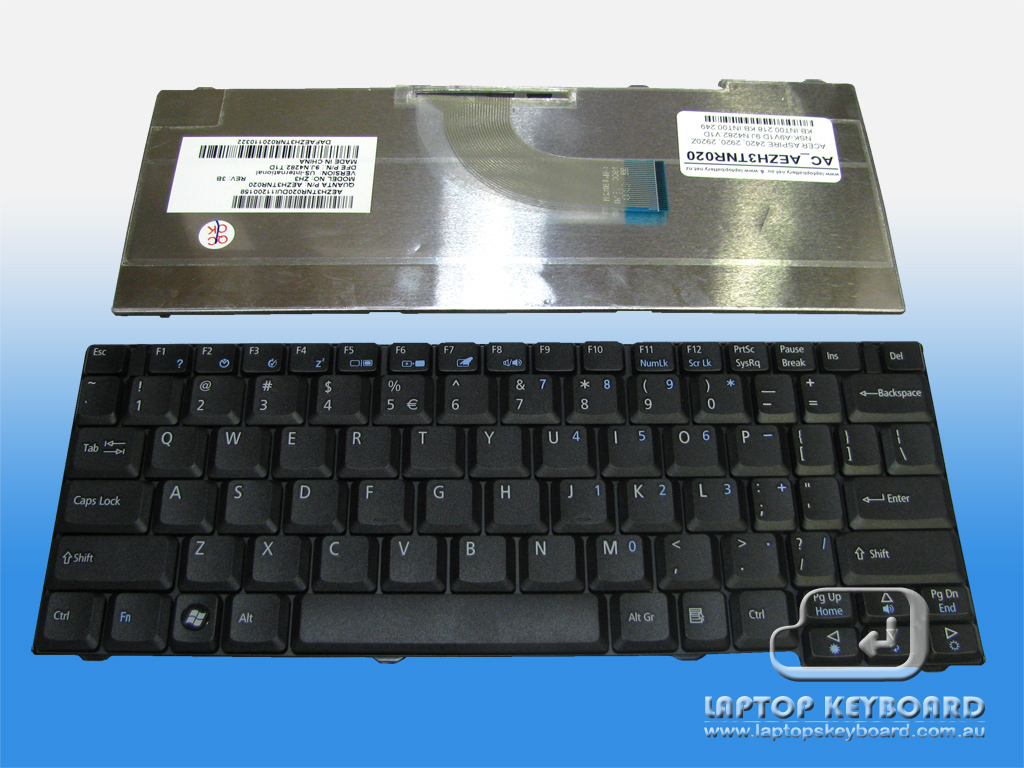 ACER ASPIRE 2420, 2920, 2920Z REPLACE BLACK KEYBOARD AEZH3TNR020 - Click Image to Close