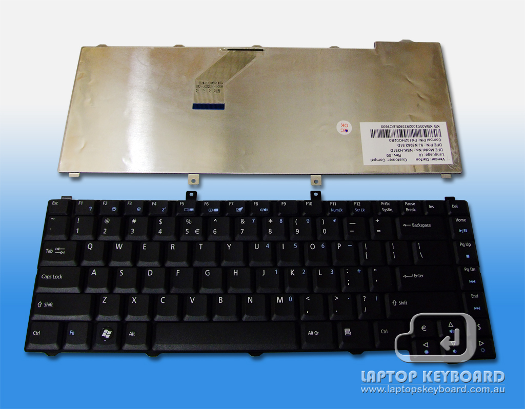 ACER ASPIRE 3100 3650 5100 REPLACE KEYBOARD NSK-H351D - Click Image to Close