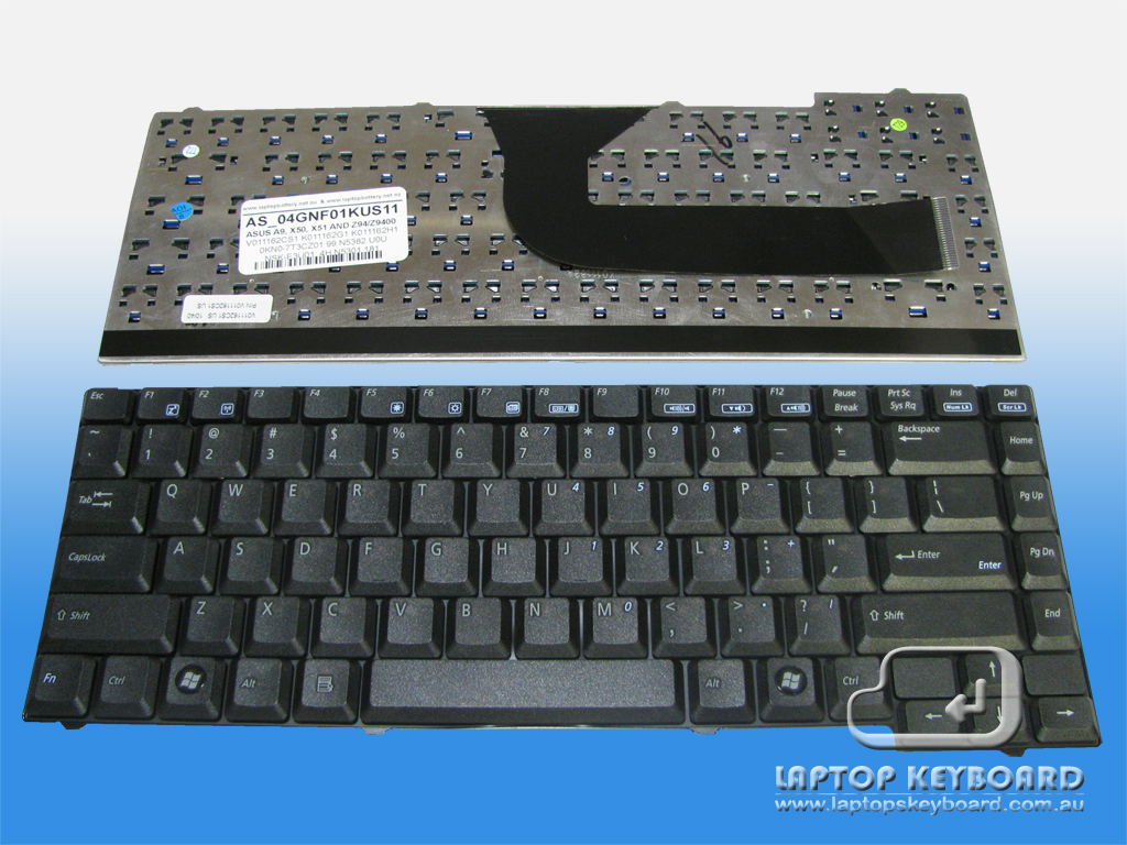 ASUS A9, X50, X51, Z94 US REPLACE KEYBOARD 04GNF01KUS11 - Click Image to Close