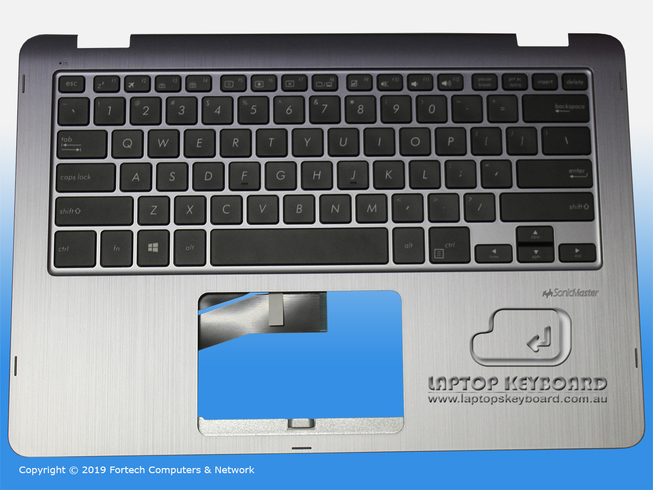 ASUS VIVOBOOK FLIP TP410 TOPCASE KEYBOARD ASSEMBLY 90NB0FZ1-R31U - Click Image to Close