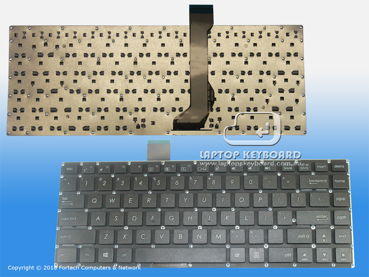 ASUS EEEBOOK E402 US BLACK KEYBOARD - Click Image to Close