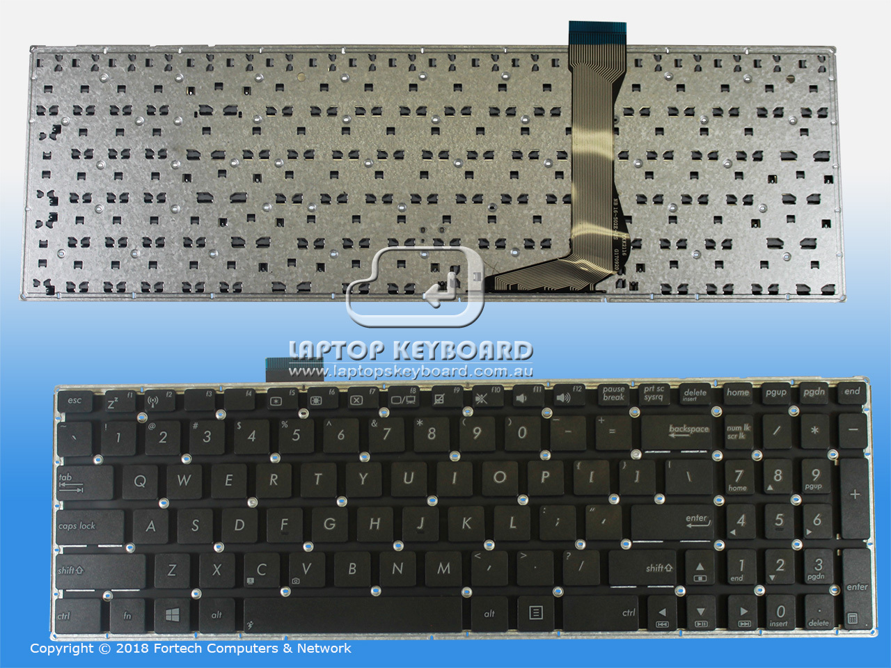 ASUS EEEBOOK E502 US BLACK KEYBOARD - Click Image to Close