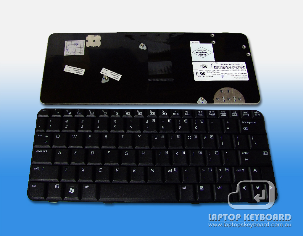 HP BUSINESS NOTEBOOK 2230S, CQ20 US KEYBOARD 493960-001 - Click Image to Close