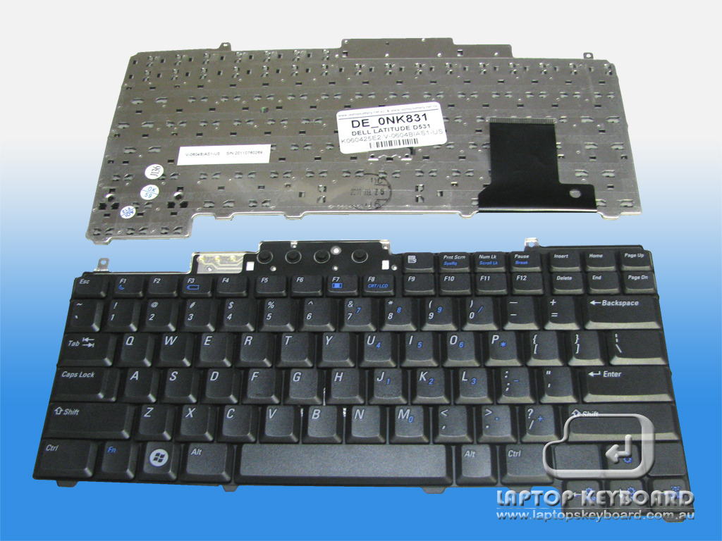 DELL LATITUDE D531 US REPLACE KEYBOARD 0NK831 - Click Image to Close