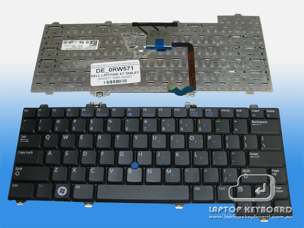 DELL LATITUDE XT TABLET US REPLACE KEYBOARD 0RW571 - Click Image to Close