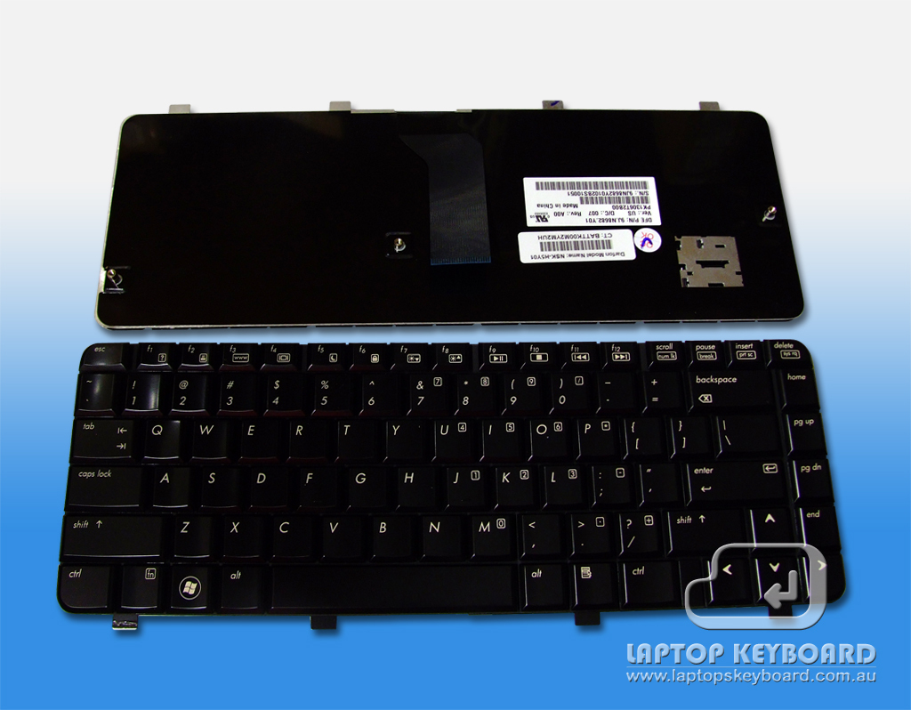 HP PAVILION DV3-2000, DV3-4000 US REPLACE KEYBOARD 539044-001 - Click Image to Close