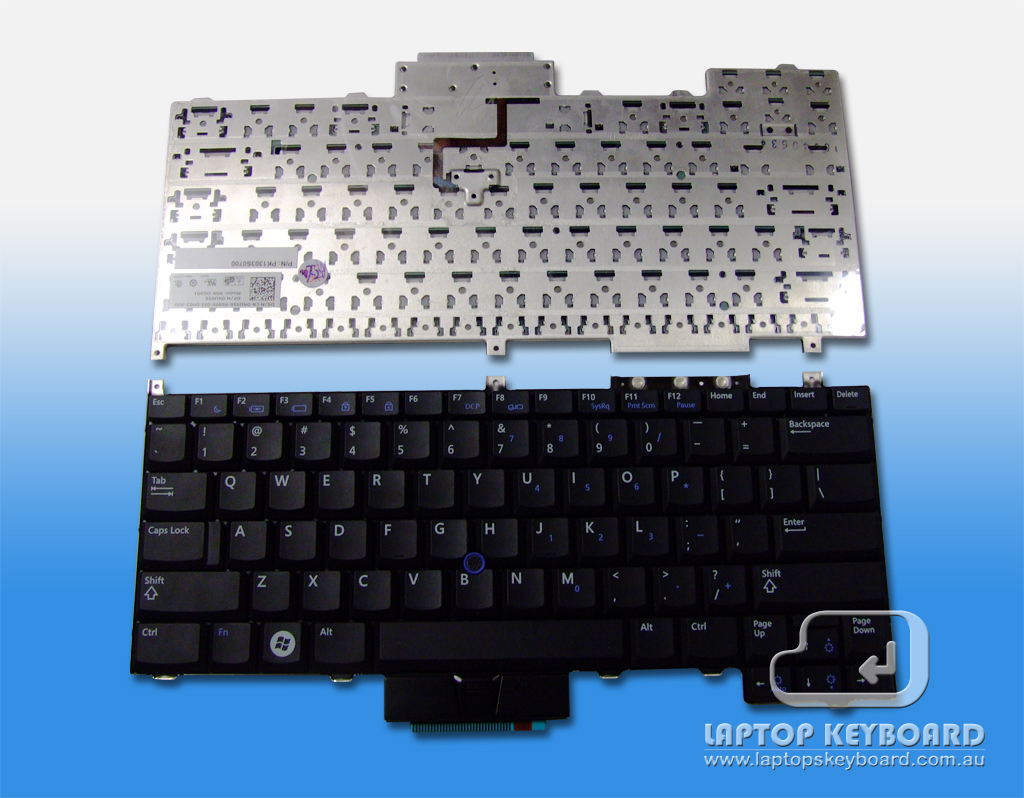 DELL LATITUDE E4300 US REPLACE BLACK KEYBOARD 0NU956 - Click Image to Close