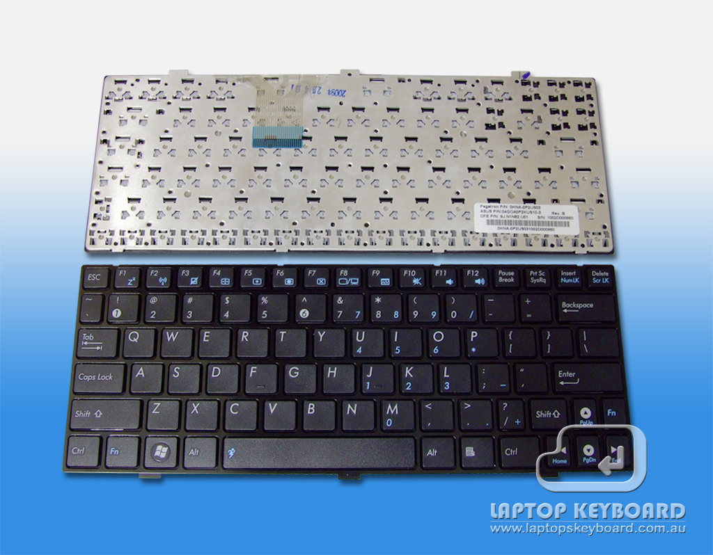 ASUS EEEPC 1000HE 1004DN KEYBOARD 04GOA0P2KUS10-3 9J.N1N82.U - Click Image to Close