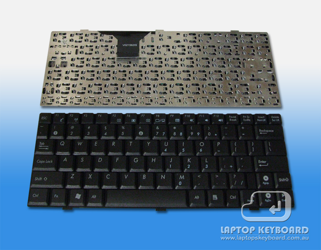 ASUS EEEPC 904HA, 1000H, U1F WHITE KEYBOARD 04GOA0D2KUS00-1 - Click Image to Close