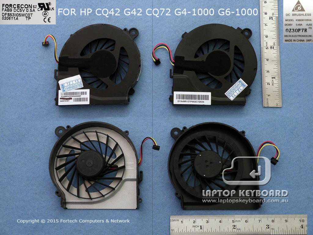 HP CQ42 G42 CQ72 G4-1000 G6-1000 AMD CPU FAN 643364-001 - Click Image to Close