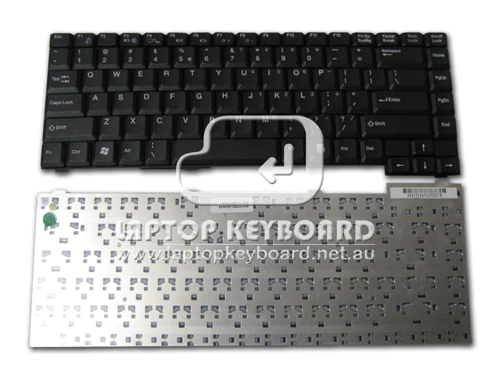 FUJITSU AMILO D1840, UNIWILL N356S1 REPLACE KEYBOARD K010727E3 - Click Image to Close