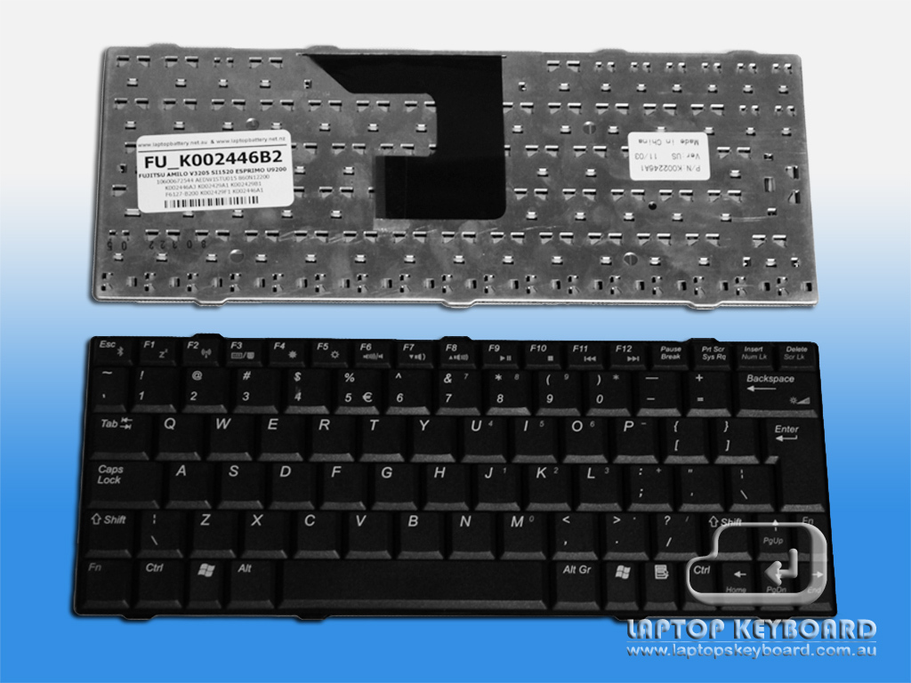 FUJITSU ESPRIMO U9200 AMILO SI1520 US REPLACE KEYBOARD K002446B2 - Click Image to Close