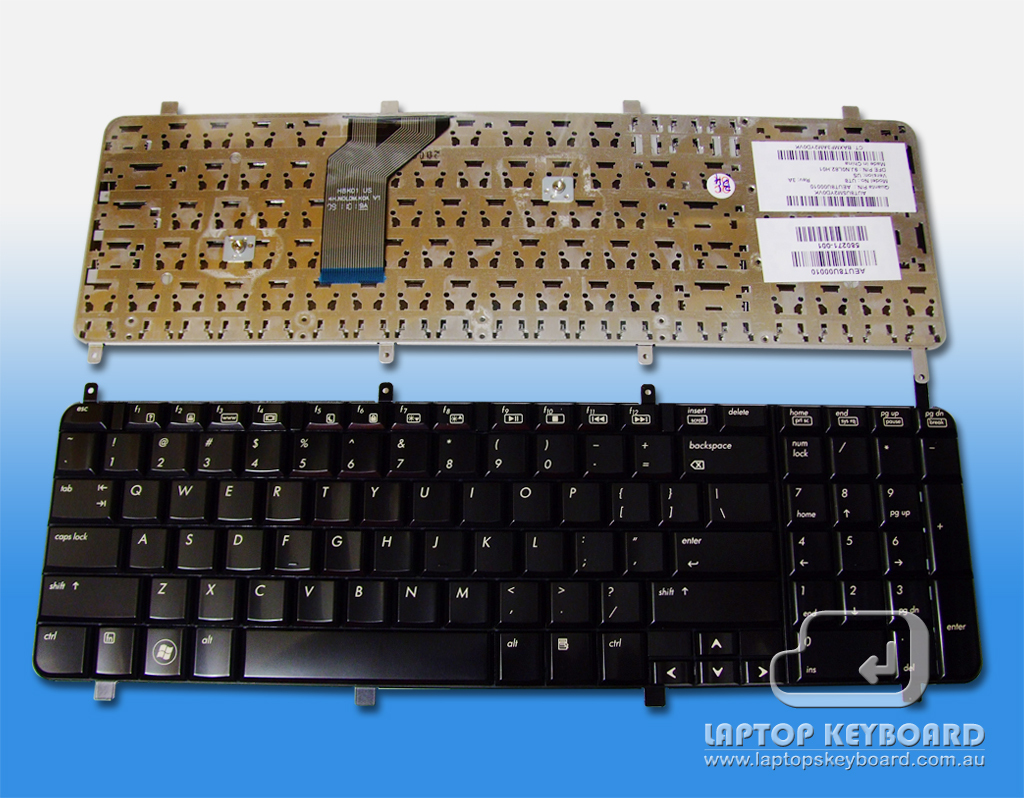 HP PAVILION DV8 DV8T HDX18 US KEYBOARD 580271-001 - Click Image to Close