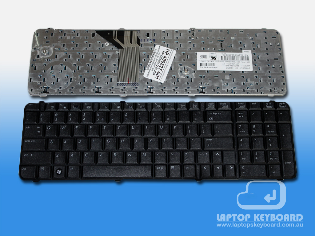 HP COMPAQ 6830S REPLACEMENT US KEYBOARD BLACK 490327-001 - Click Image to Close