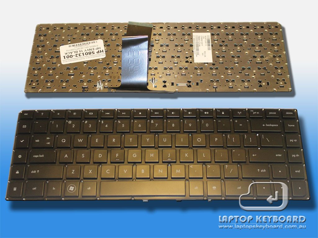 HP ENVY 15-1000 US REPLACE BLACK KEYBOARD 580132-001 - Click Image to Close