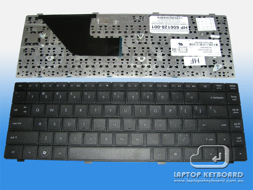 HP 420 COMPAQ 320, 321, 326, 420 13.3/14INCH KEYBOARD 606128-001 - Click Image to Close