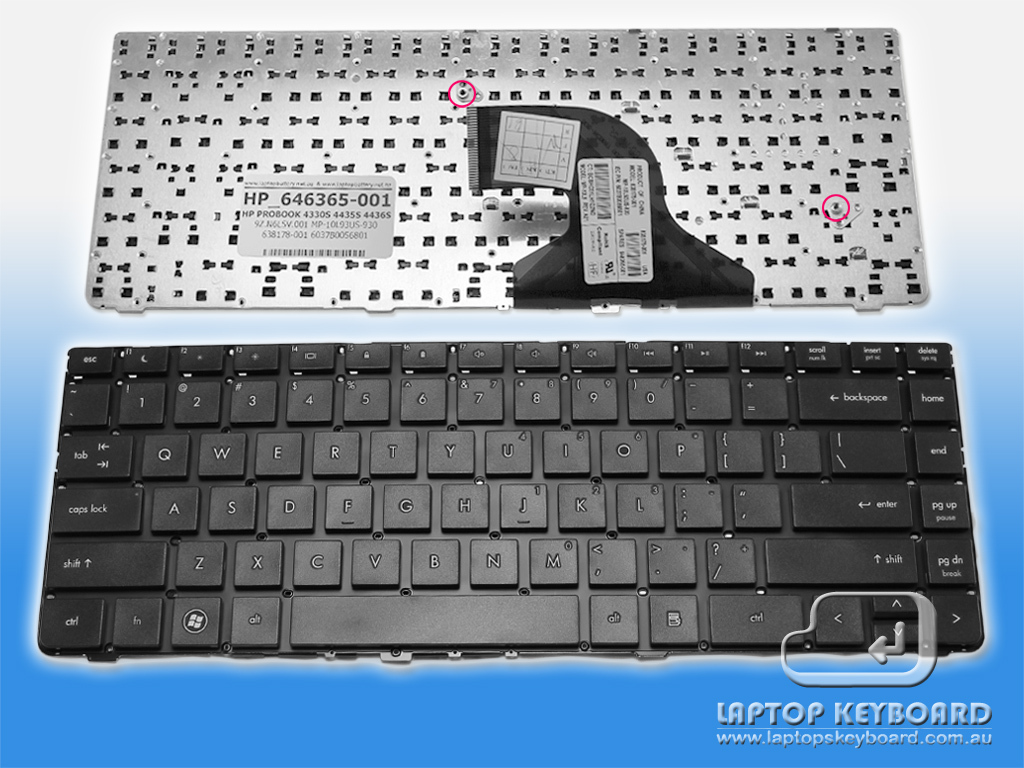 HP PROBOOK 4330S 4435S 4436S REPLACE KEYBOARD FRAME 646365-001 - Click Image to Close