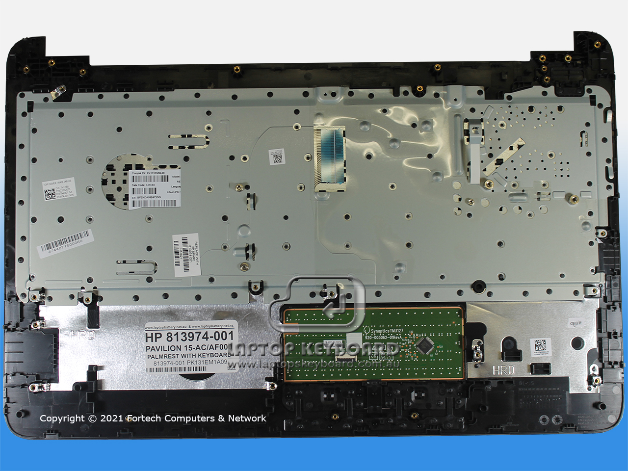 HP 250 G4 PAVILION 15-AC00 KEYBOARD/TOPCOVER BLACK 813974-001 - Click Image to Close