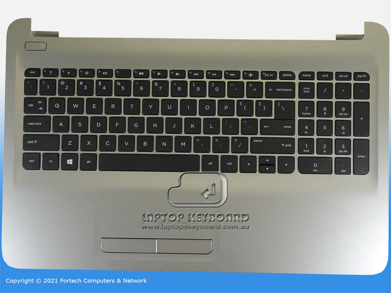 HP PAVILION 15-AC000 KEYBOARD/TOPCOVER BLACK 813975-001 - Click Image to Close