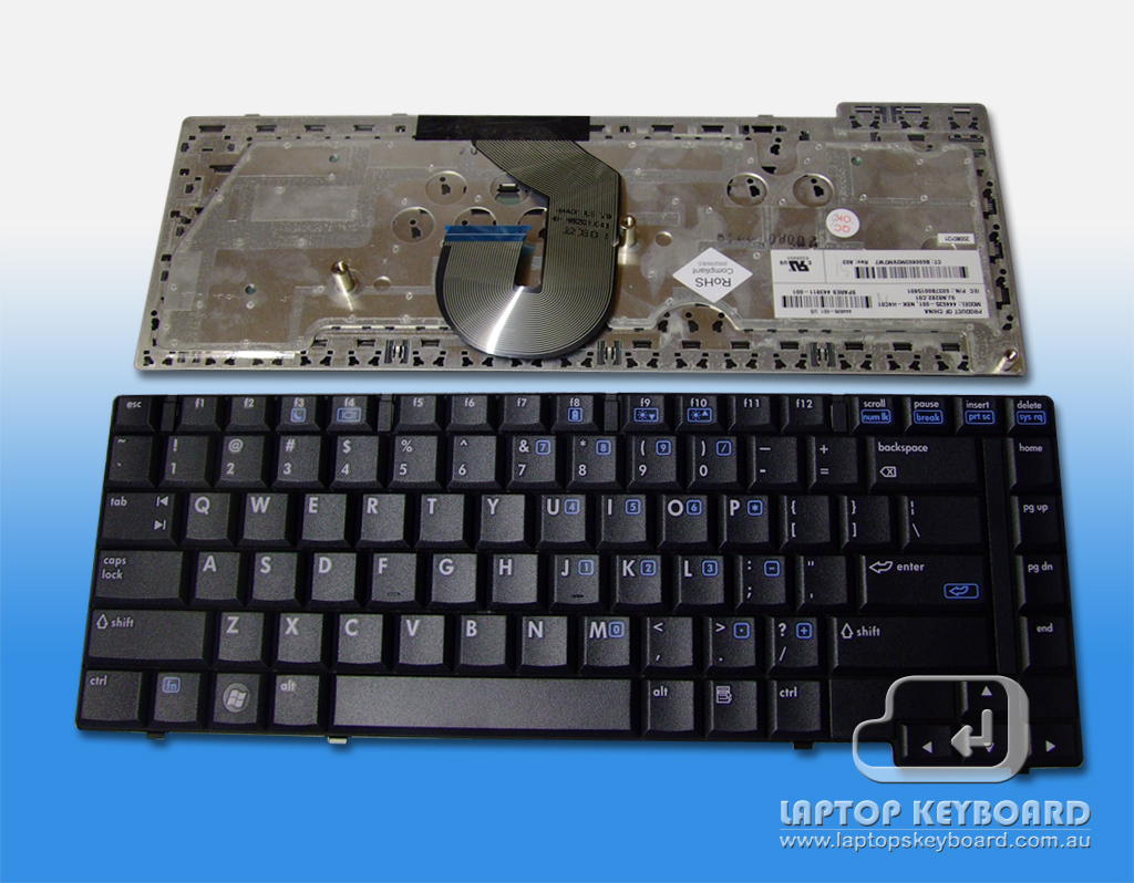 HP 6710S 6710B 6715B US KEYBOARD US 444635-001 443811-001 - Click Image to Close