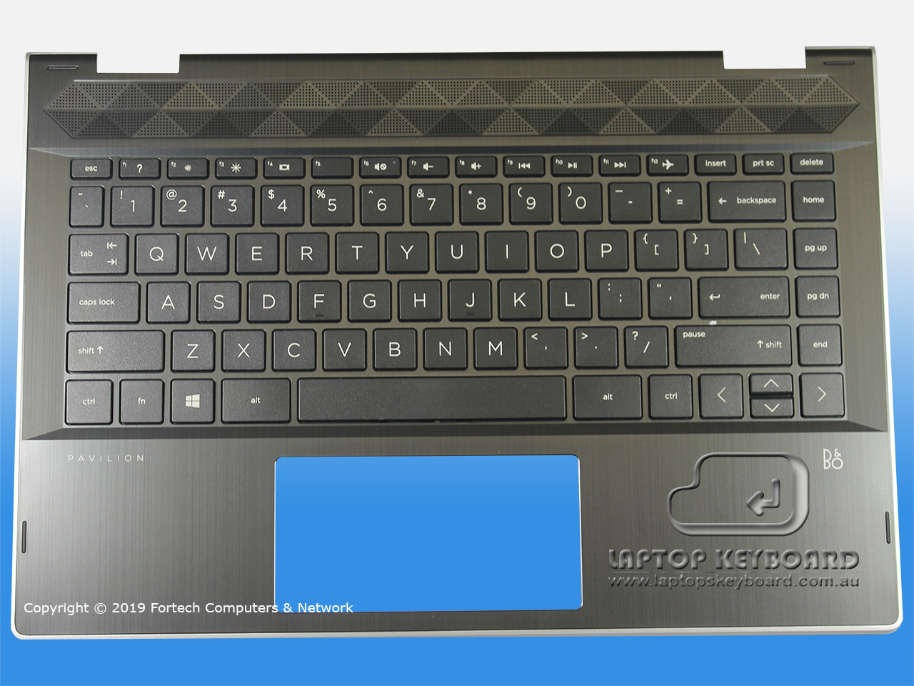 HP PAVILION X360 14-CD0000 TOPCOVER WITH KEYBOARD L18947-001 - Click Image to Close