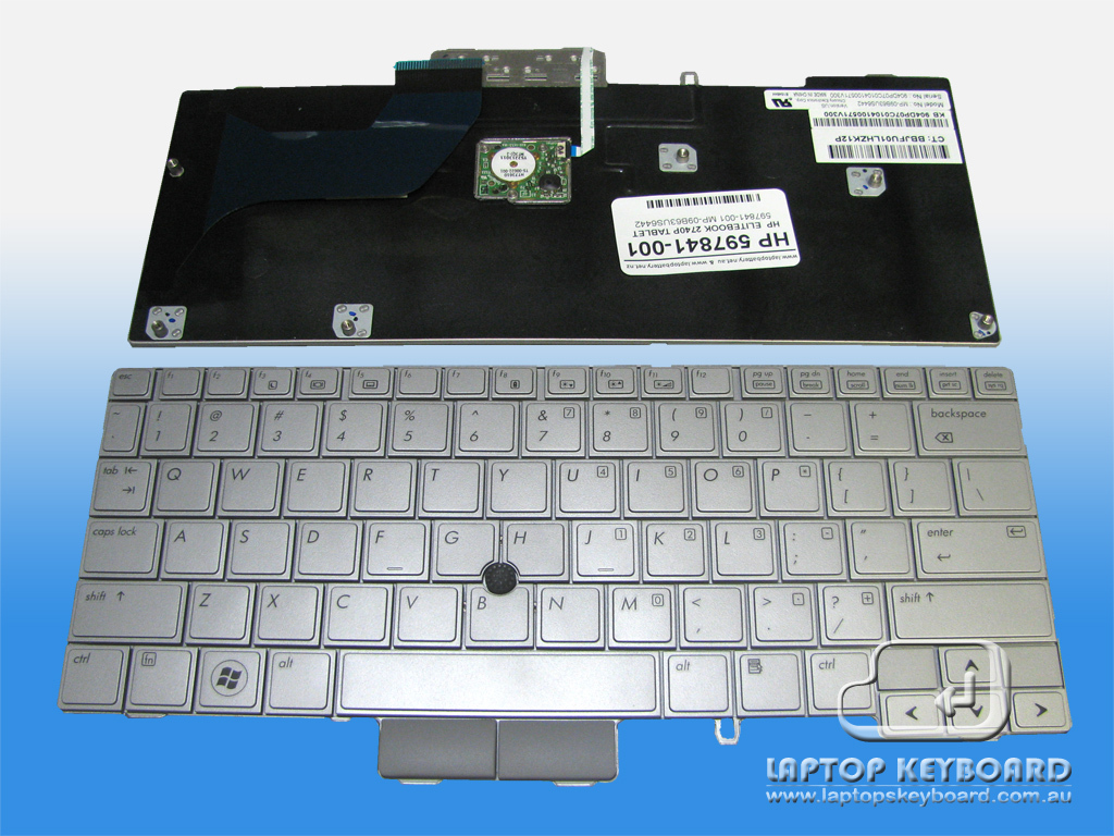 HP COMPAQ ELITEBOOK 2740P TABLET PC REPLACE KEYBOARD 597841-001 - Click Image to Close