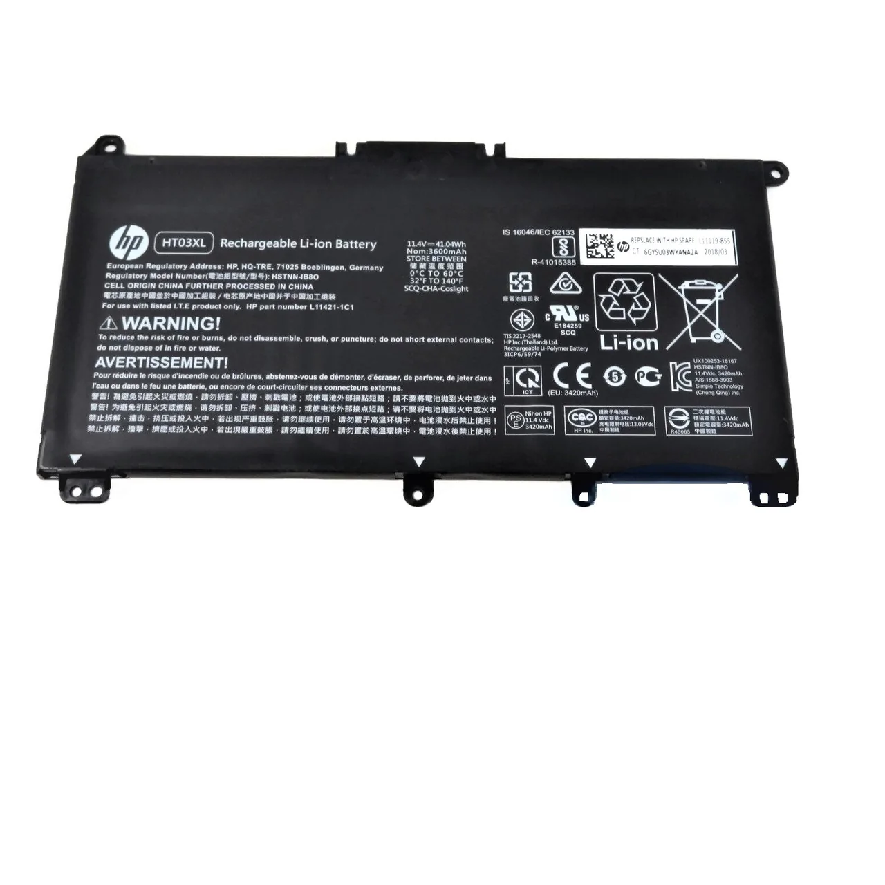 HP 250 G8, PAVILION 14-BF000, 15-CW MAIN BATTERY L11119-856 HT03XL - Click Image to Close