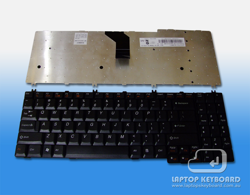 LENOVO IDEAPAD G550 REPLACE US KEYBOARD BLACK 25-008517 - Click Image to Close