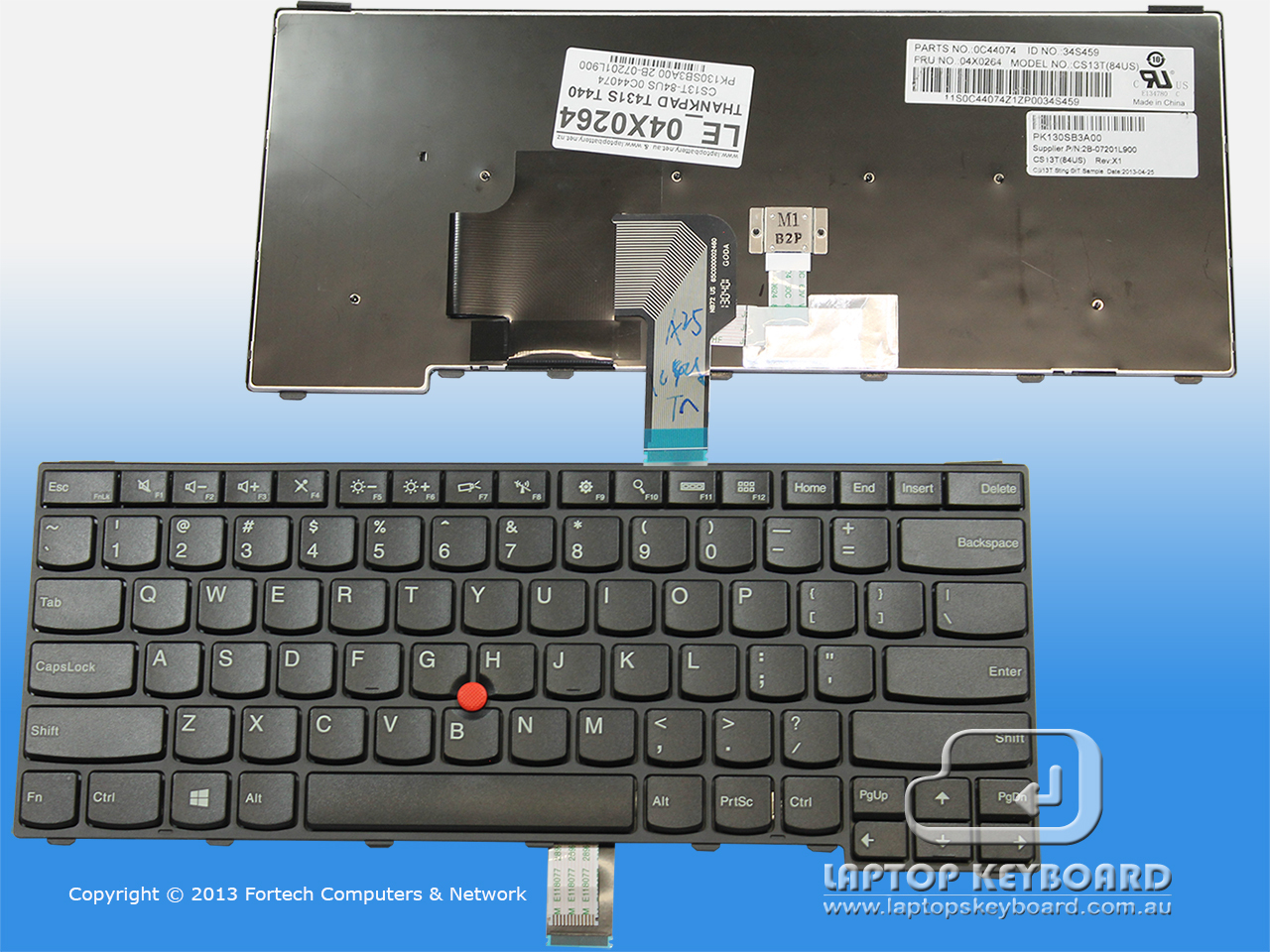 LENOVO THINKPAD E440 T440 T431S US REPLACE KEYBOARD 04X0264 - Click Image to Close