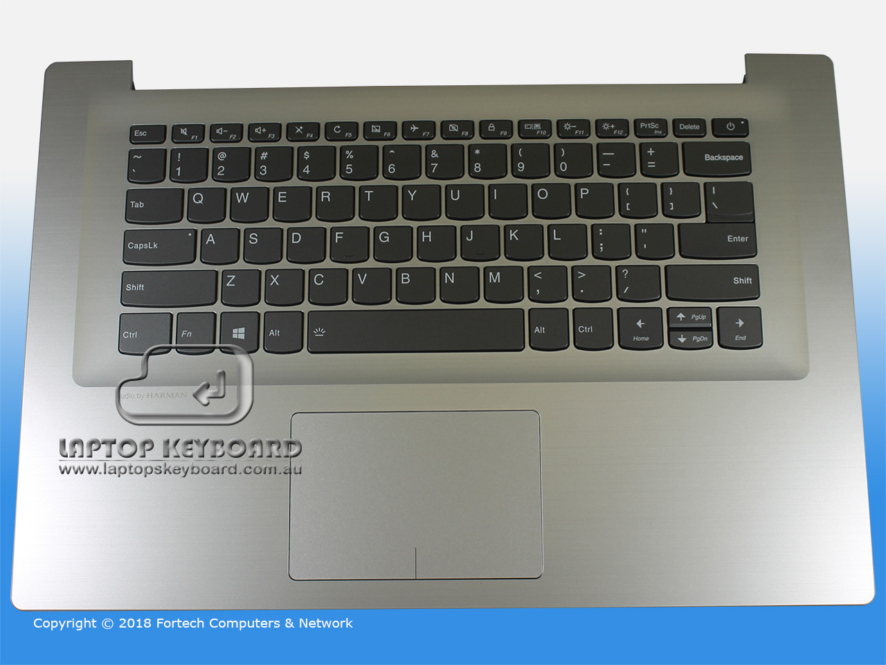 LENOVO IDEAPAD 320S-15 UPPER CASE WITH US KEYBOARD/ TOUCHPAD - Click Image to Close