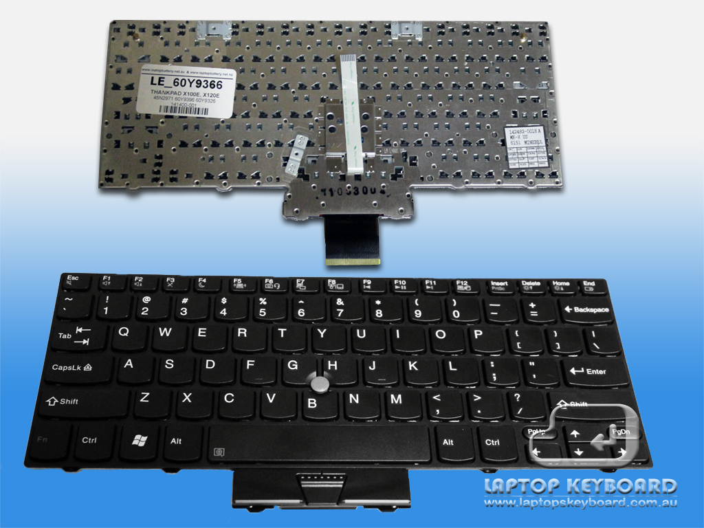 LENOVO THINKPAD X100E US REPLACE KEYBOARD 60Y9366 - Click Image to Close