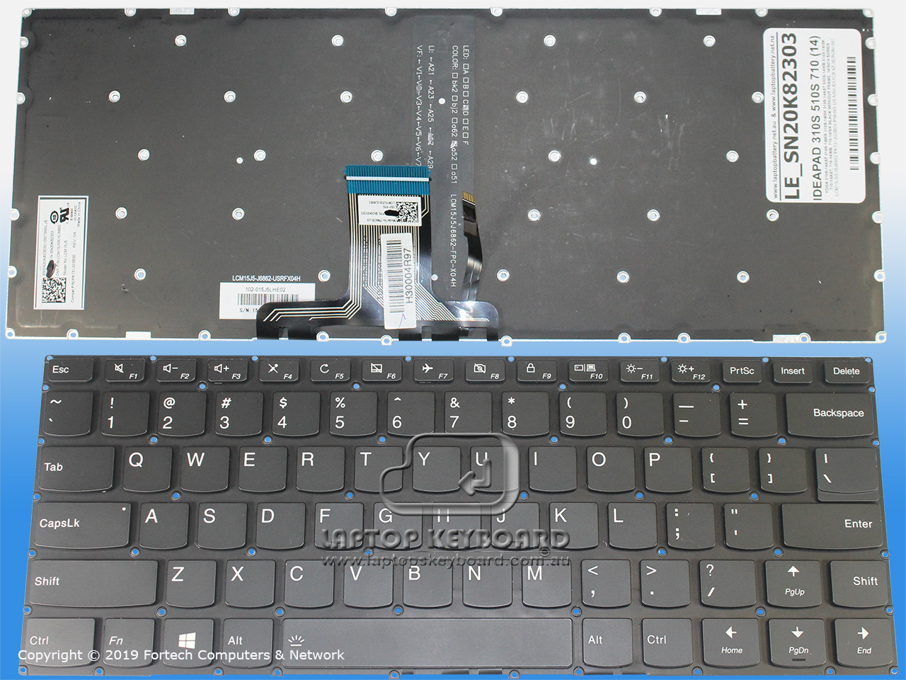 LENOVO YOGA 310S-14 510S-14 710-14 KEYBOARD BACKLIT SN20K82303 - Click Image to Close