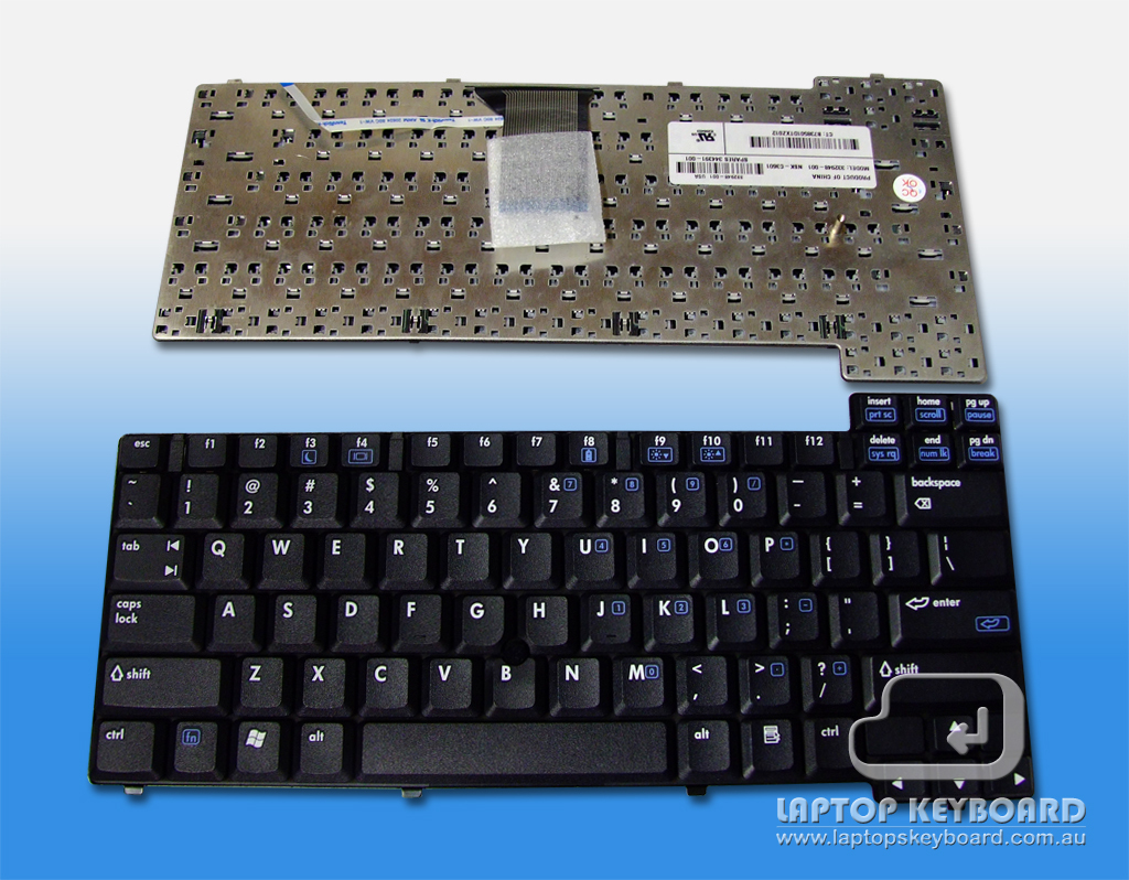 HP COMPAQ NC6000, NW8000, NX5000 US REPLACE KEYBOARD 344391-001 - Click Image to Close