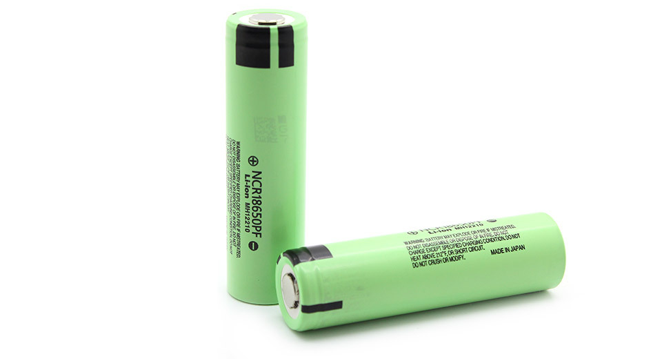 PANASONIC NCR18650PF 3.6V 2900MAH RECHARGEABLE LI-ION BATTERY - Click Image to Close