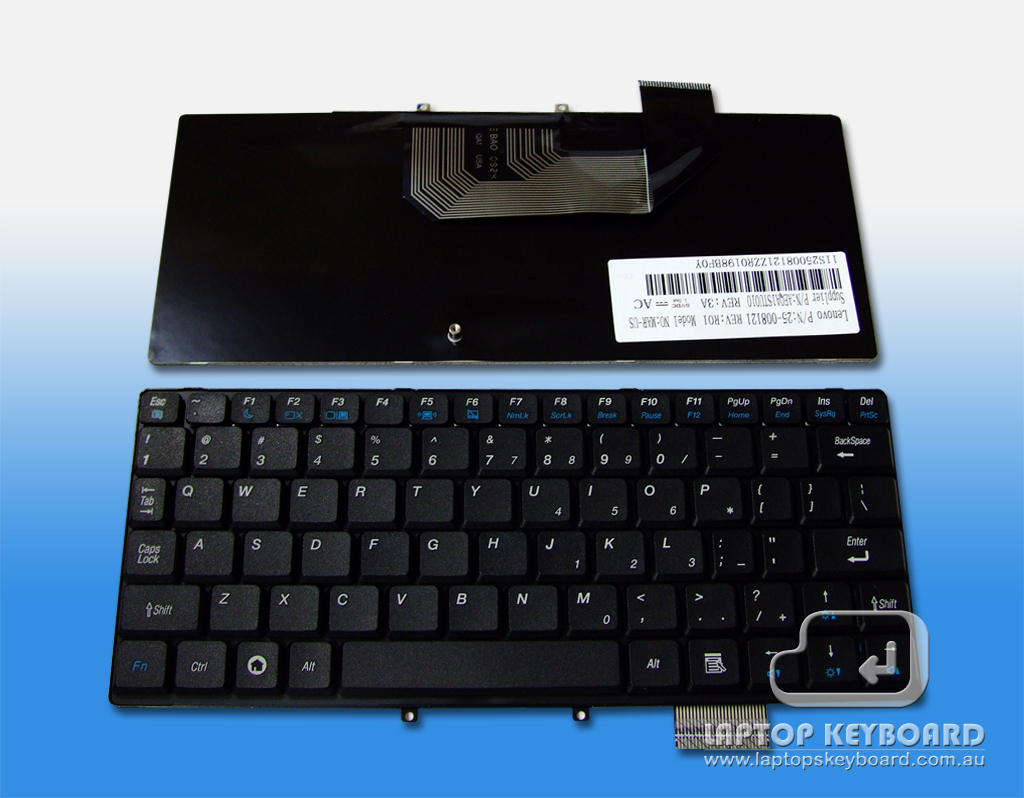 LENOVO IDEAPAD S9 S9E S10 S10E BLACK US KEYBOARD 25-008121 - Click Image to Close