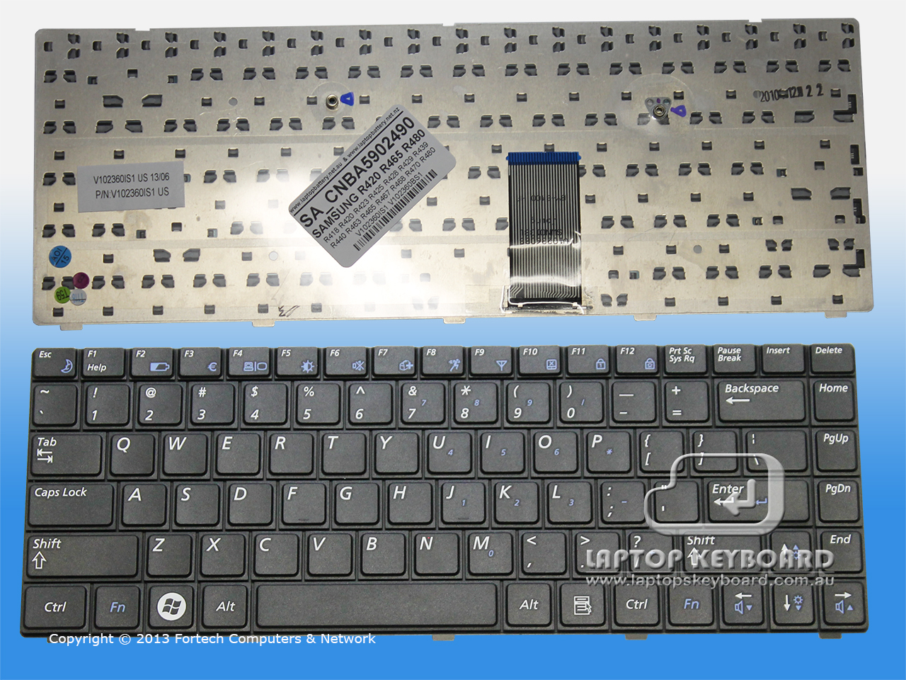 SAMSUNG R420 R425 R439 R470 R480 US BLACK KEYBOARD CNBA5902490 - Click Image to Close