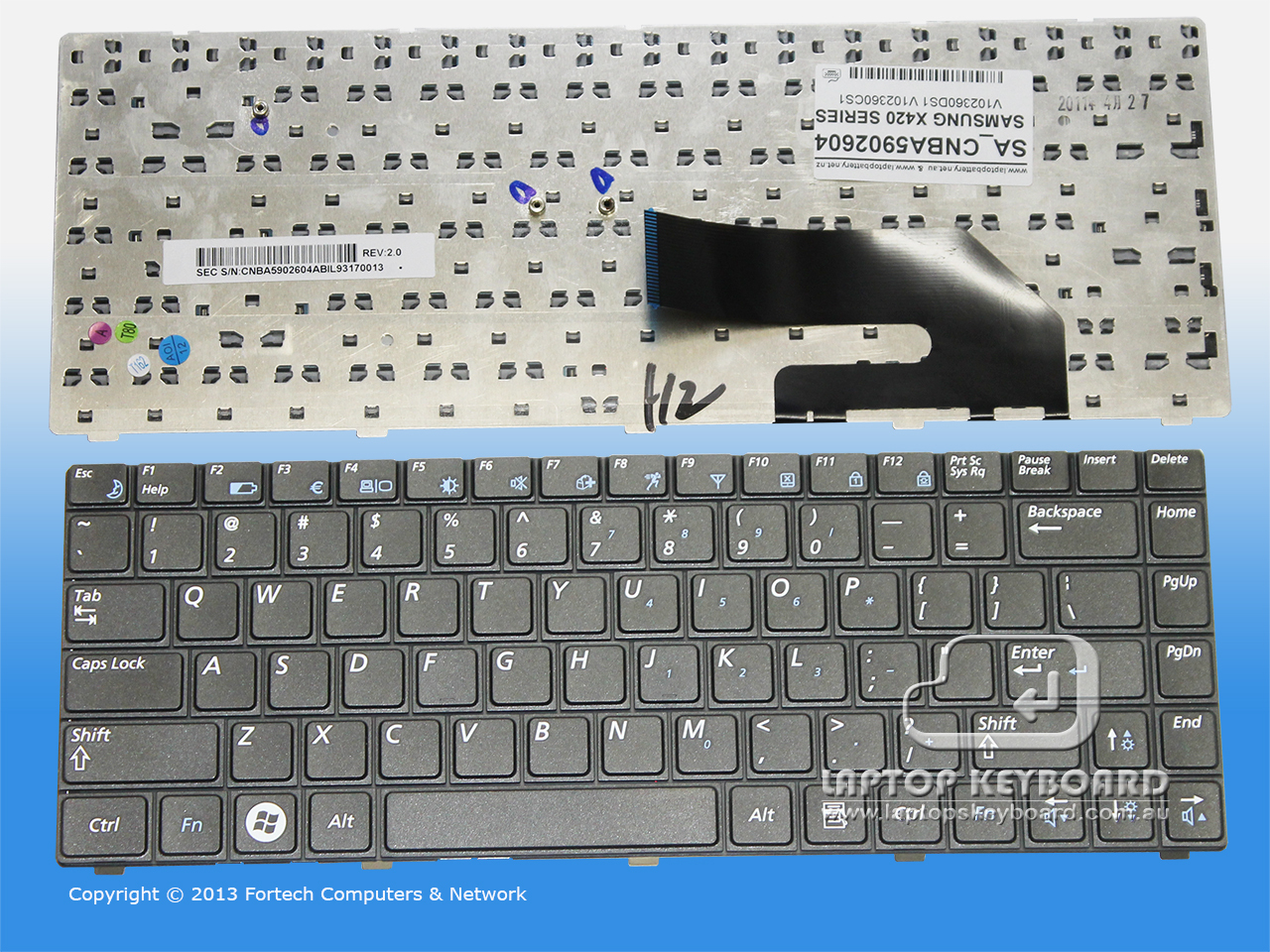 SAMSUNG X420 US BLACK KEYBOARD CNBA5902604 - Click Image to Close