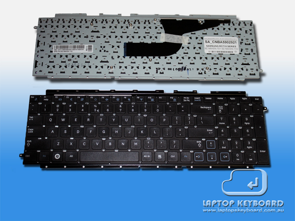 SAMSUNG RC710 US BLACK KEYBOARD BLACK CNBA5902921 - Click Image to Close