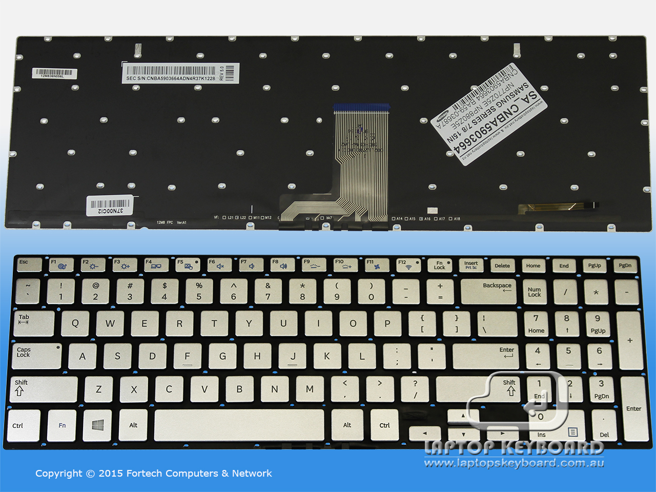 SAMSUNG 7 SERIES 15IN 770Z5E 880Z5E BLACK KEYBOARD CNBA5903664 - Click Image to Close