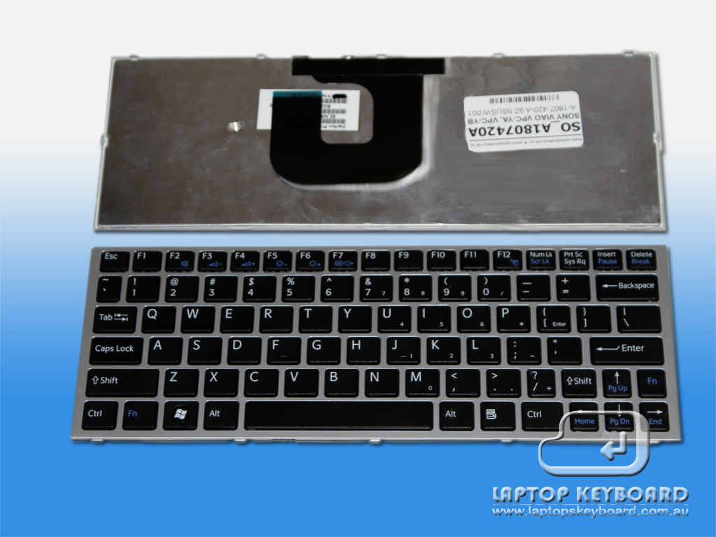 SONY VAIO VPC-YA, VPG-YB US REPLACE KEYBOARD A1807420A - Click Image to Close