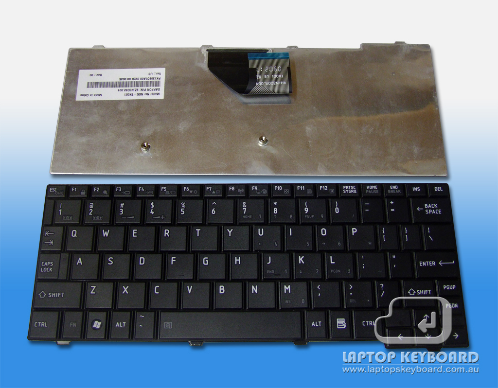 TOSHIBA MINI NB200 NB255 NB505 PORTEGE T110 KEYBOARD K000073050 - Click Image to Close